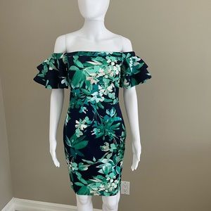 Venus off the shoulder, never worn, floral dress